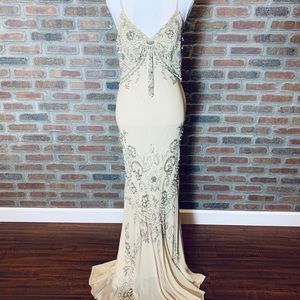 Sue Wong Beaded Formal Gown